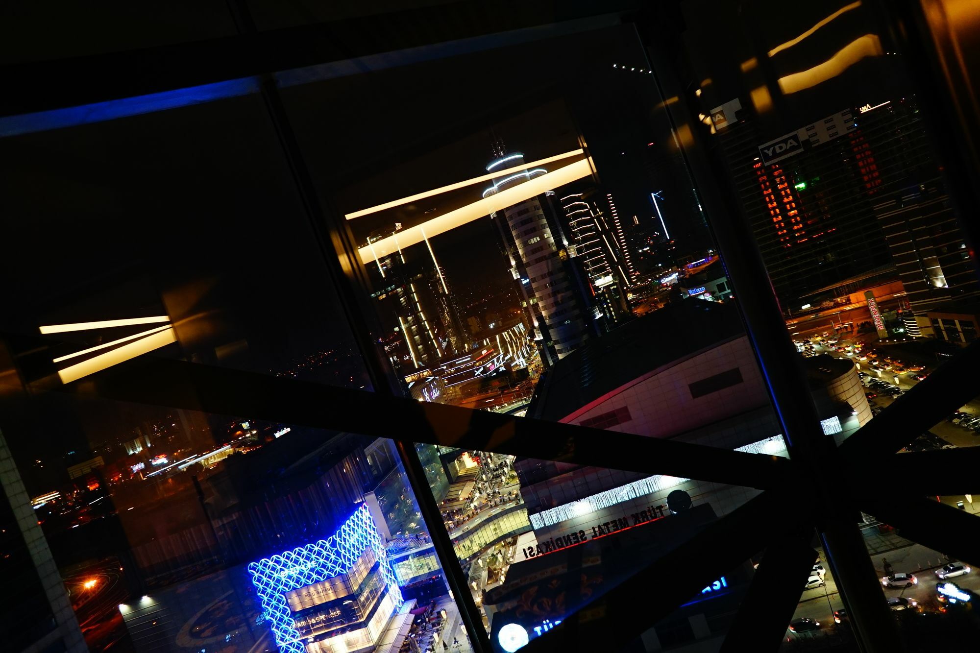 아나돌루 호텔 다운타운 앙카라 외부 사진 View from the observation deck